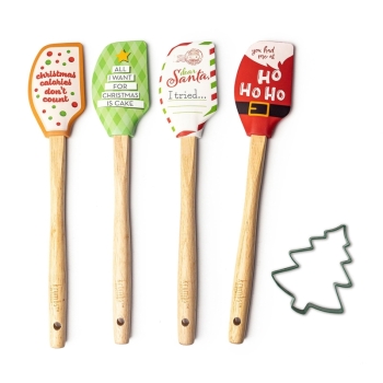 Christmas Spatula & Cookie Cutter Set