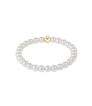 Classic Pearl 6mm Bead Bracelet