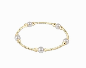 Classic Pearl Purpose 6mm Bead Bracelet