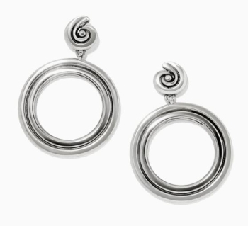 Contempo Moda Ring Post Drop Earrings