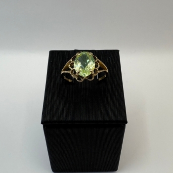 Vintage-Inspired Tourmaline Ring