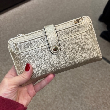 Macy Wallet- Light Gold