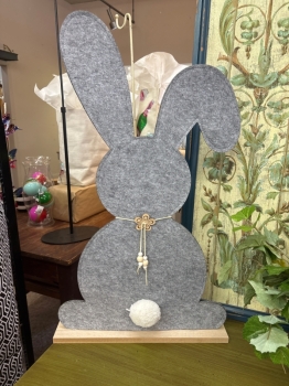 Bunny Silhouette w/Bushy Tail