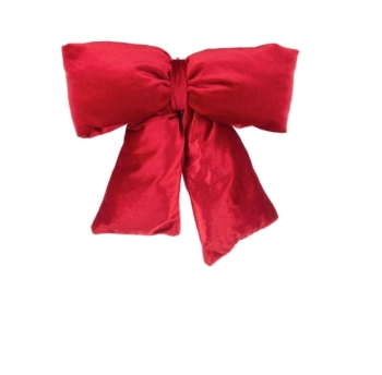 Coquet Christmas Ribbon Ornaments - Red Velvet