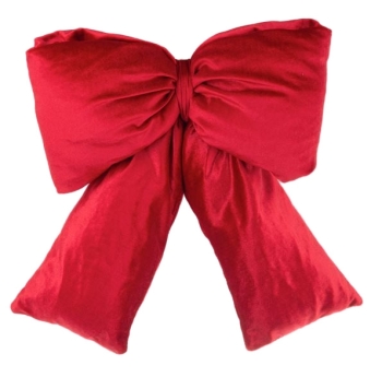 Coquet Christmas Ribbon Ornaments - Red Velvet