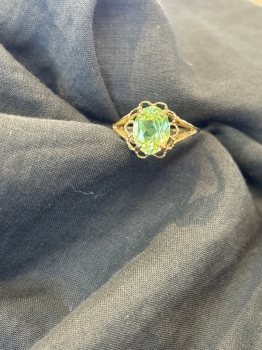 Vintage-Inspired Tourmaline Ring