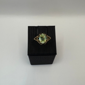 Vintage-Inspired Tourmaline Ring