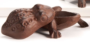 Cast Iron Key Hider, Frog