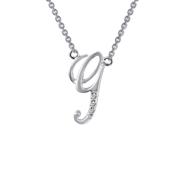 Letter G Pendant Necklace