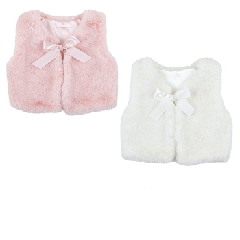 Fur Vest 6-18mo, Asst. 2