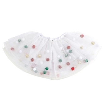 Tutu Skirt - Holiday Pom Pom