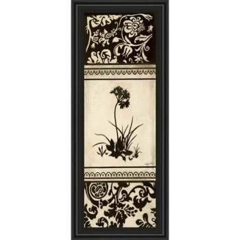 Garden Shadow I Matted and Framed