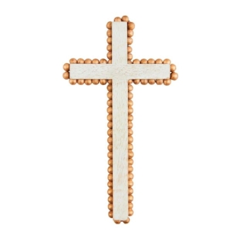 Medium Gold Bead Cross