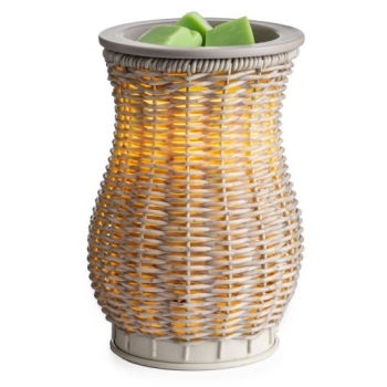 Graywash Wicker Illumination Fragrance Warmer