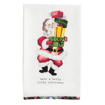 Holly Jolly Christmas Printed Towel