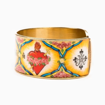 Holy Family Everlasting Heart of God Cuff Bracelet