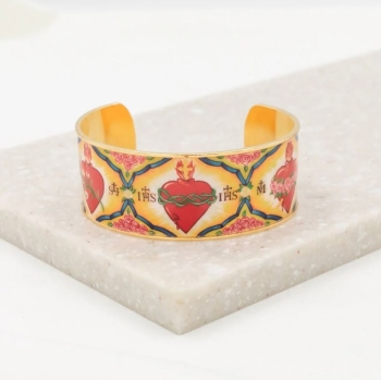 Holy Family Everlasting Heart of God Cuff Bracelet