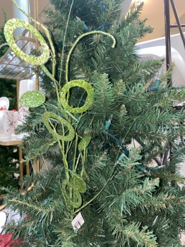 Green Glitter Stem Ting Ting