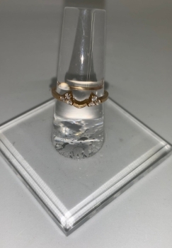 Women's Gold and Diamond Ring Wrap
