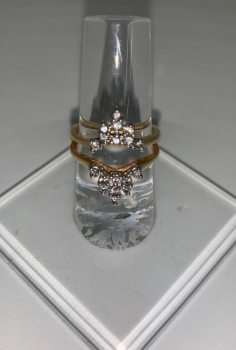 Women's Gold and Diamond Ring Wrap 1/2 Ct