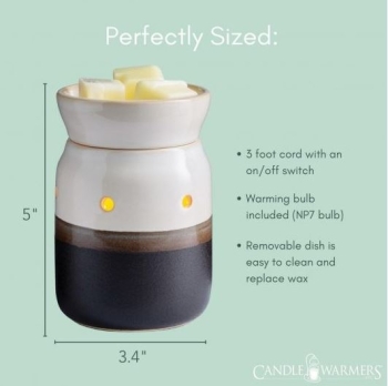 Ivory & Iron Midsize Illumination Fragrance Warmer
