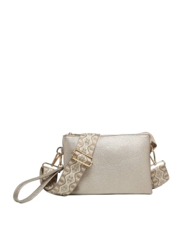 Izzy Crossbody- Light Gold