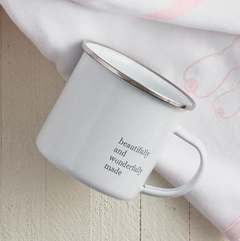 Enamel Keepsake Cup - Wonderfully Made