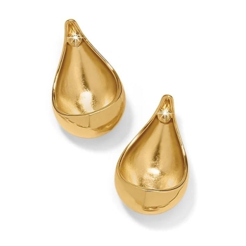 Nile Large Post Earrings- Gold