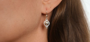 Pretty Tough Stud French Wire Earrings