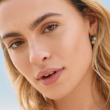 Meridian Petite Leverback Earrings- Gold