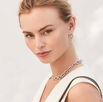 Ferrara Medici Two Tone Earrings