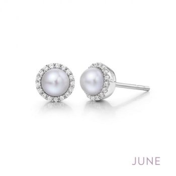 June Birthstone Earrings