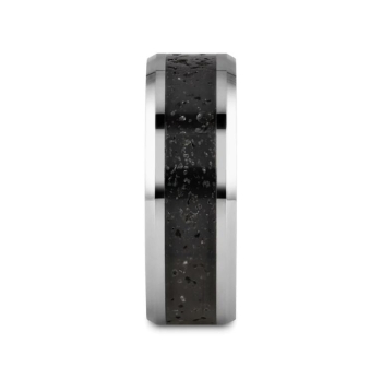 Kilauea Tungsten Wedding Band