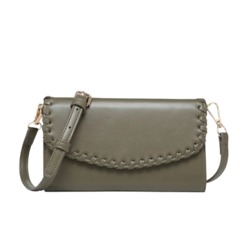 Kyle Crossbody Wallet- Dark Olive