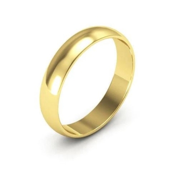 4mm Gold Wedding Band