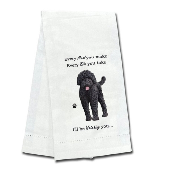 Dark Labradoodle Kitchen Towel