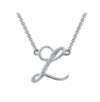 Letter L Pendant Necklace