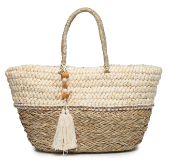 Lila Seagrass Tote