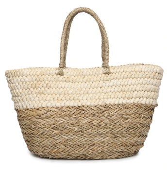 Lila Seagrass Tote