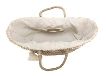Lila Seagrass Tote