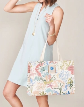 Market Tote Mermaid Sea
