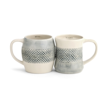 Mine...Yours Hug Mugs-Set of 2
