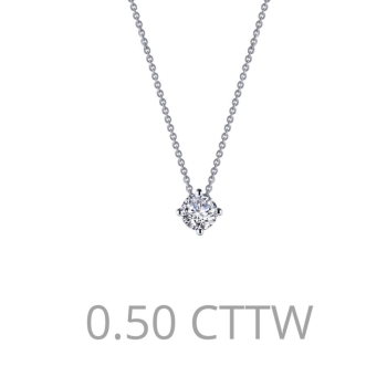 0.50 CTW Solitaire Necklace