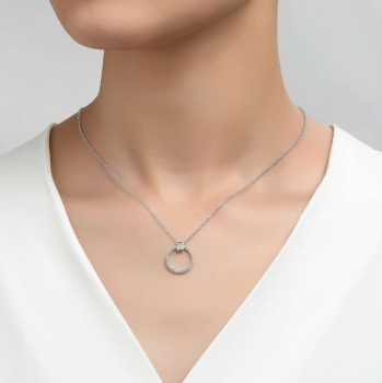 Open Circle Necklace