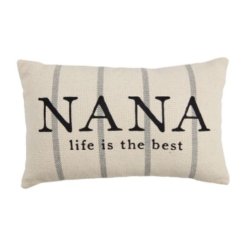 Nana Striped Grandma Pillow