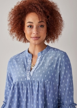 Nordic Peasant Top
