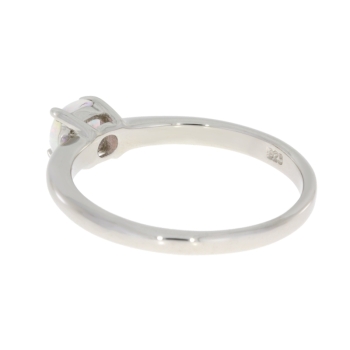 Natural .22ct Created Opal Sterling Silver Ring