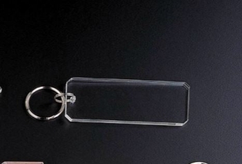Oblong Acrylic Keychain