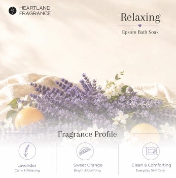 Relaxing Epsom Spa Soak-Lavender Orange