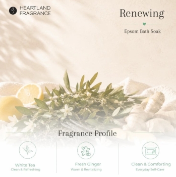 Renewing Epsom Spa Soak- White Tea